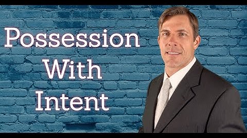 Possession With Intent To Distribute Drugs