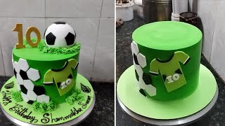 Football Cake Decoration |Football Theme Cake |Football Birthday Cake Kaisha Bana Hai Comments Kare