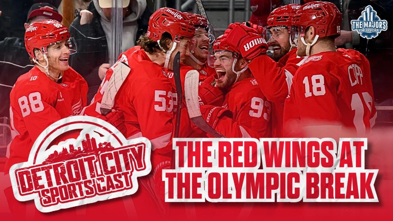Detroit City Sports Cast: The Red Wings at the Olympic Break - YouTube
