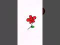 رسم ورده بطريقة سهلة رسم سهل رسم للأطفال Shortsvideo