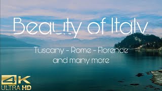 Beauty of Italy: Tuscany etc. 4k (Ultra HD)⎜Relaxing Music⎜Lake of Garda, Rome, Florence, Milano 4k by Mother Earth Nostalgia - 4k and higher 58 views 2 years ago 10 minutes, 56 seconds