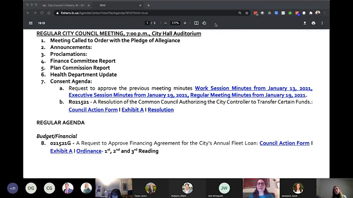 VIRTUAL: City Council Meeting 2/16/2021