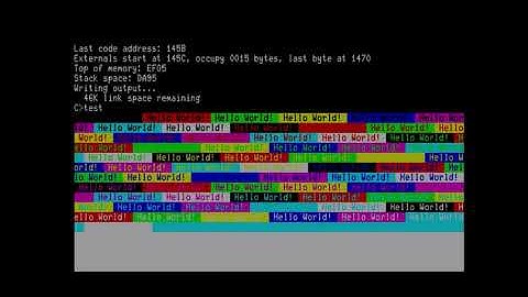 STB509 - VT132 Standalone - Part 2 - A look at the scroll history feature while programming in c