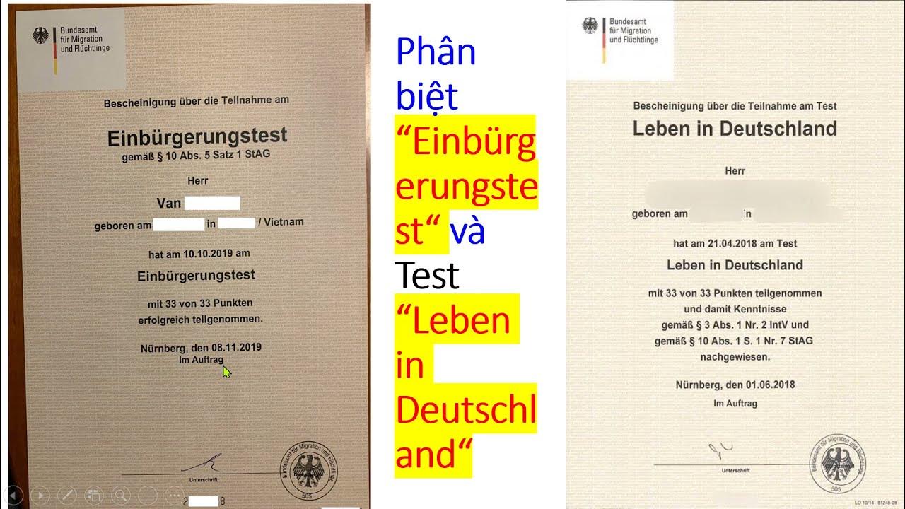 Einbürgerungstest Und Leben In Deutschland Unterschied www.youtube.com