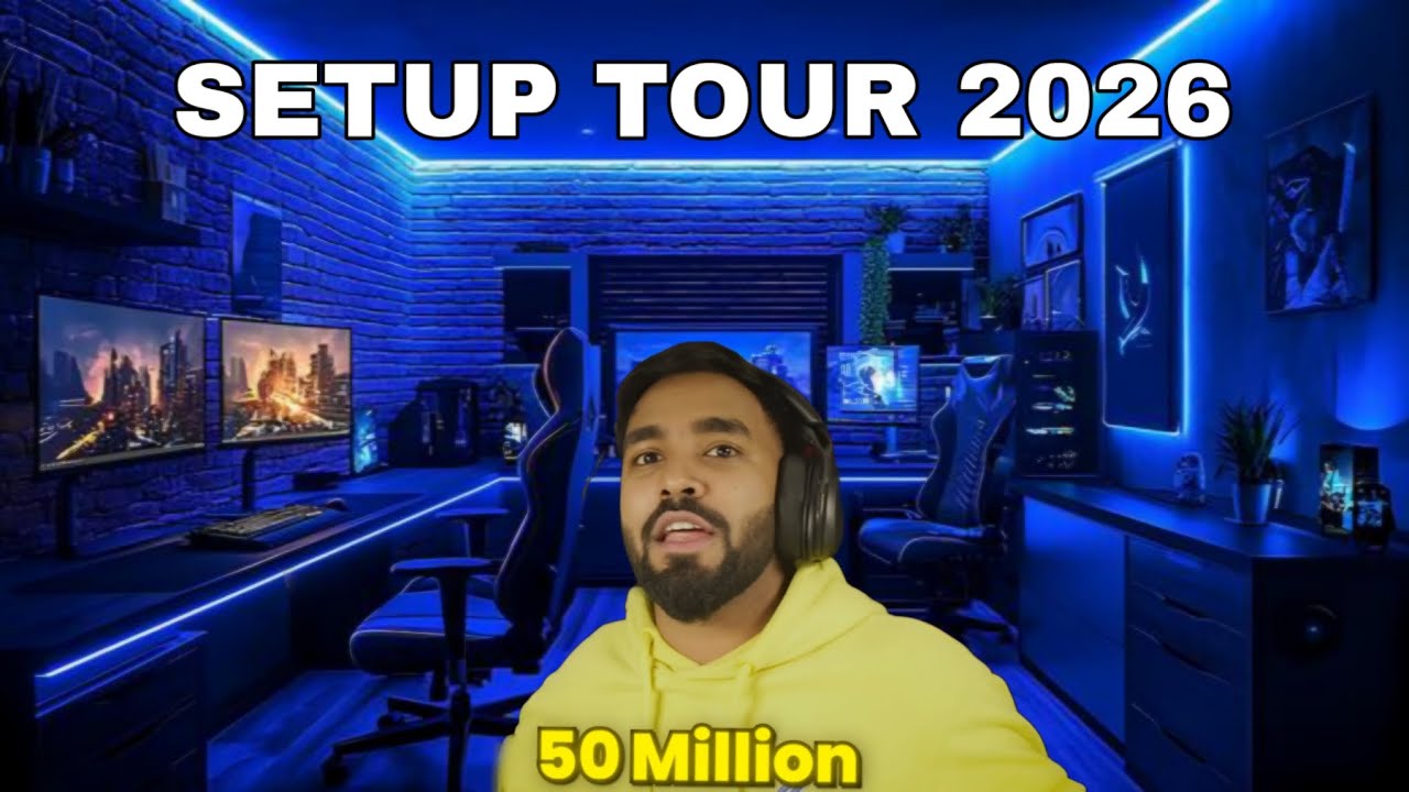 MY SETUP TOUR 2026 🔥🔥🔥 || Techno Gamerz - YouTube