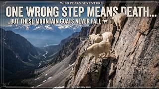 One Wrong Step Means Death… But These Mountain Goats Never Fall 🏔️🐐