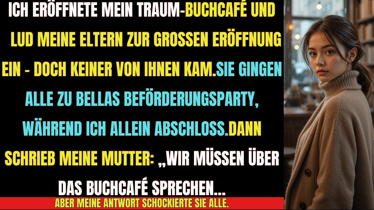 👉 „Ich eröffnete mein Traum-Buchcafé – doch meine Familie kam nicht.“