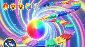 Helix Jump 🔥 Level 10 to 15 – New 5 Skins Unlocked 😍 Super Satisfying Ball Drop Fun 💥 | No Miss Run!