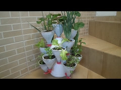 COMO FAZER VASO MULTIFUNCIONAL DE MINI PLANTAS DE GARRAFAS PET.