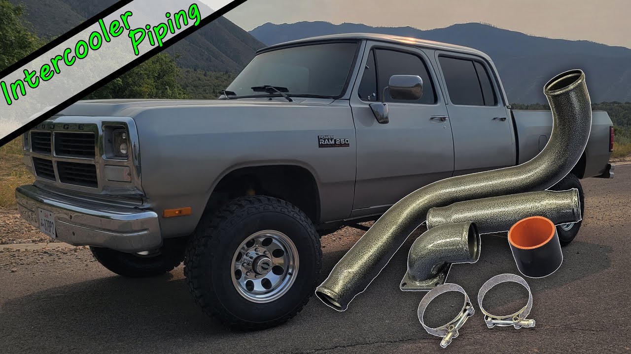 3" Intercooler Piping Install 1st Gen Cummins YouTube