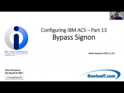 Configuring ACS Part 13   Bypass Signon