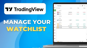How to Manage Your TradingView Watchlist Tutorial