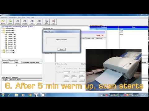 iNSIGHT 20 with WinScore 6 - Part 2 -  Scan Answer Key and Scanner Warm Up