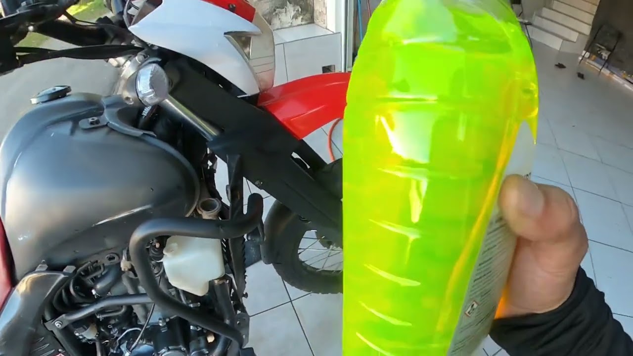 TROCA DE LÍQUIDO DA RADIADOR DA XT660