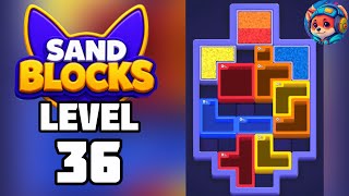 Sand Blocks Level 36 Walkthrough & Solution 