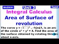MA25C01 Applied Calculus | Unit 3|Integral Calculus in Tamil| Area of Surface of revolution in Tamil