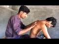 ASMR Traditional Bengali Back &amp; Head Massage | Sleep Aid &amp; Anxiety Relief