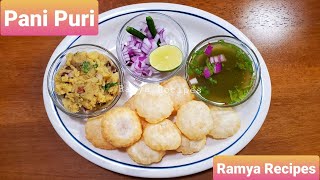 Pani Puri | Kolkata Style Puchka recipe | Indian street food | How to make Pani and aloo masala