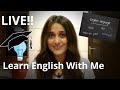 Live Chat || talked about improving English and common mistakes