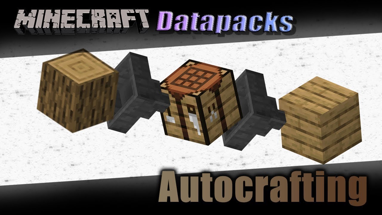 Autocrafting Table Datapack Minecraft Data Pack