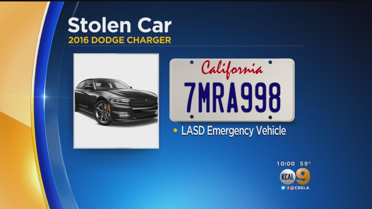 Unmarked Sheriff’s Cruiser Stolen From Alhambra Dealership YouTube