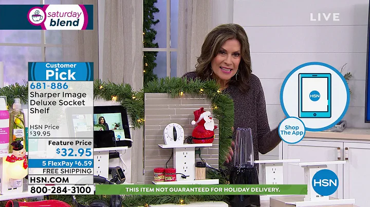 Sharper Image Deluxe Socket Shelf