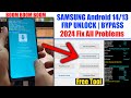 Finally No *#0*# New Method 2024 || Samsung FRP Bypass Android 14 Google Account Remove | Adb Fail