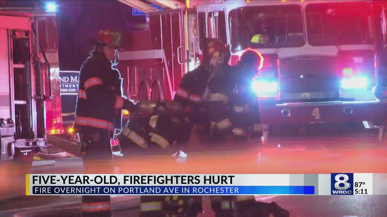 Five-year old in critical condition, two firefighters injured after ...