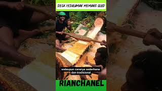 proses pembuatan sagu yang sangat rumit
