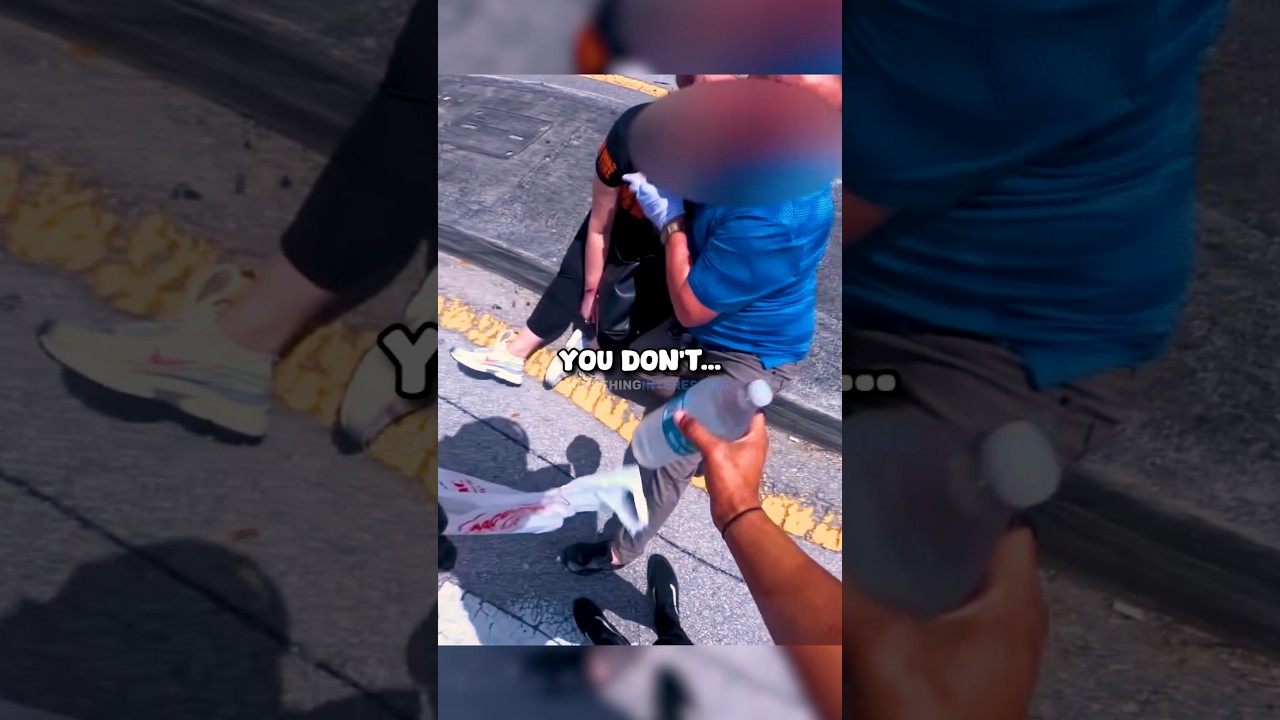 Biker HELPS At The Car CRASH... *Refuses Help* 🤯 