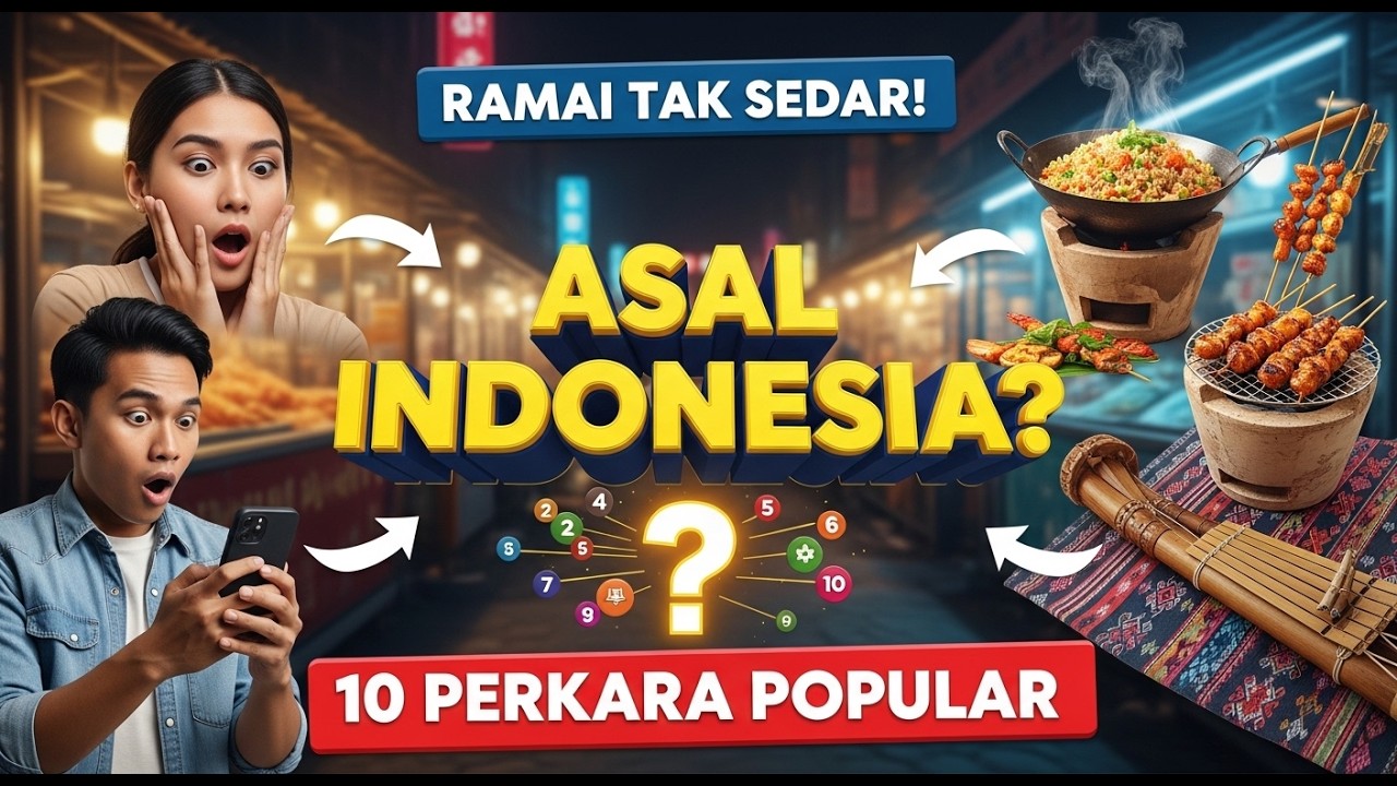 Ramai Rakyat Malaysia Tidak Tahu 10 Perkara Ini Sebenarnya Berasal Dari Indonesia
