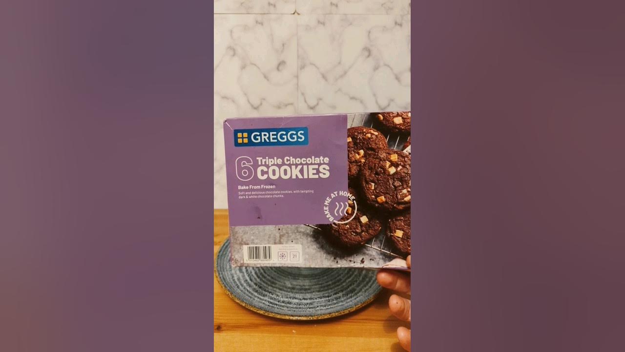 Greggs Bake Them Yourself Triple Chocolate Cookies Review shorts 