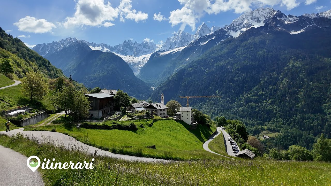 ITINERARI: VAL BREGAGLIA, SOGLIO IL VILLAGGIO ALPINO INCORNICIATO DAL CENGALO E DAL PIZZO BADILE