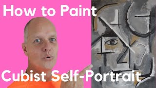 Easy Cubism Art Movement – Analytic Cubism vs Synthetic Cubism - Cubist portrait screenshot 3