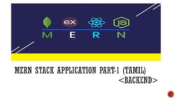 MERN STACK TUTORIAL | CRUD | PART -1 |  Explained in TAMIL | BACKEND 2022