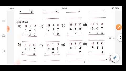 Maths class 2 Ch  4 Subtraction part 2