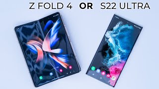 NEW Samsung Galaxy Z Fold 4 Review vs S22 Ultra. Hmm...