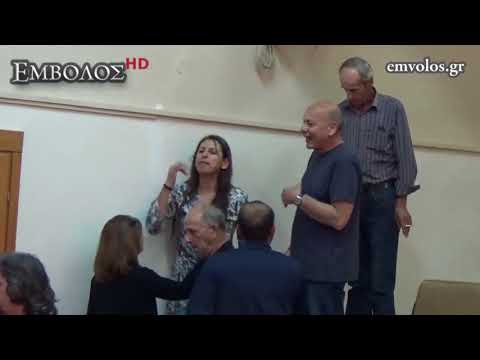 Επεισόδια και ένταση στην ομιλία του βουλευτή ΚΚΕ Σάκη Βαρδαλή στο Δημαρχείο Αλεξάνδρειας