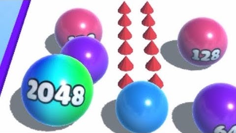 BALL MERGE 2048 - All Levels Gameplay IOS (Levels 16 - 18).