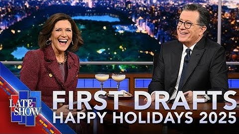 First Drafts: Happy Holidays 2025 with Evie McGee Colbert