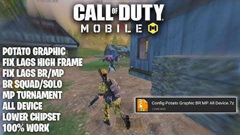 CONFIG 60FPS POTATO GRAPHIC IN COD MOBILE | FIX LAGS BR/MP | CONFIG CODM S4