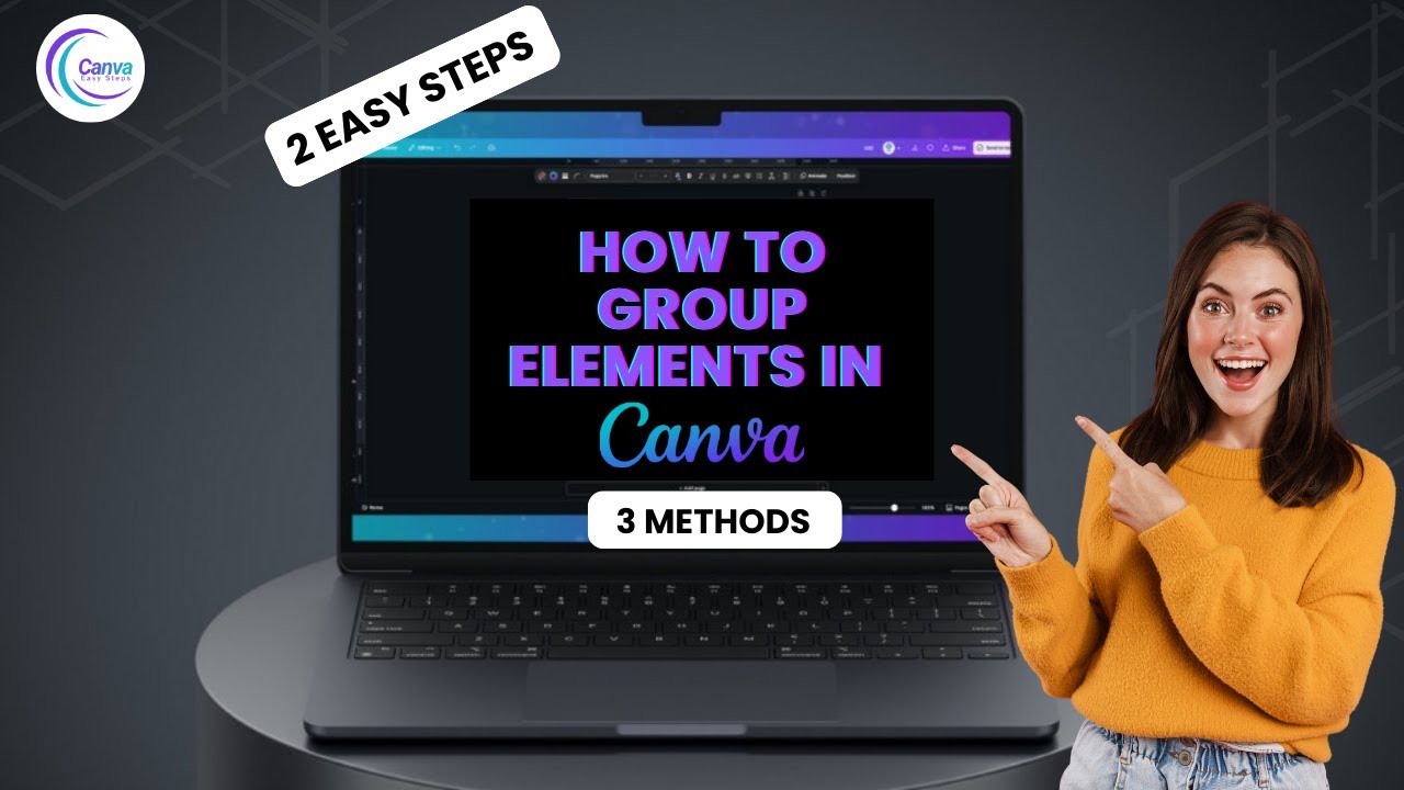 How to Group Elements in Canva | Quick & Easy Tutorial for Beginners