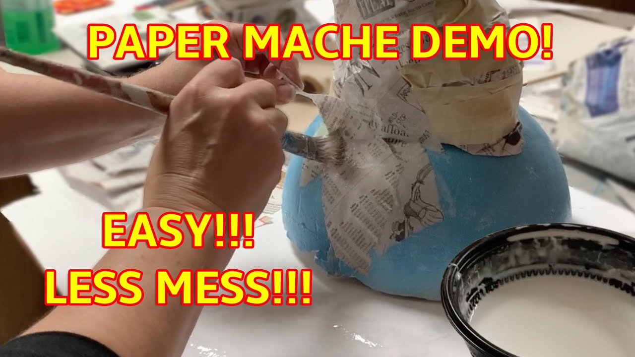 How to Make Paper Mache Paste With Just Glue and Water » Tiny Crafter