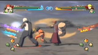 NUNSR: Shogos Gaara combos + flying minitage