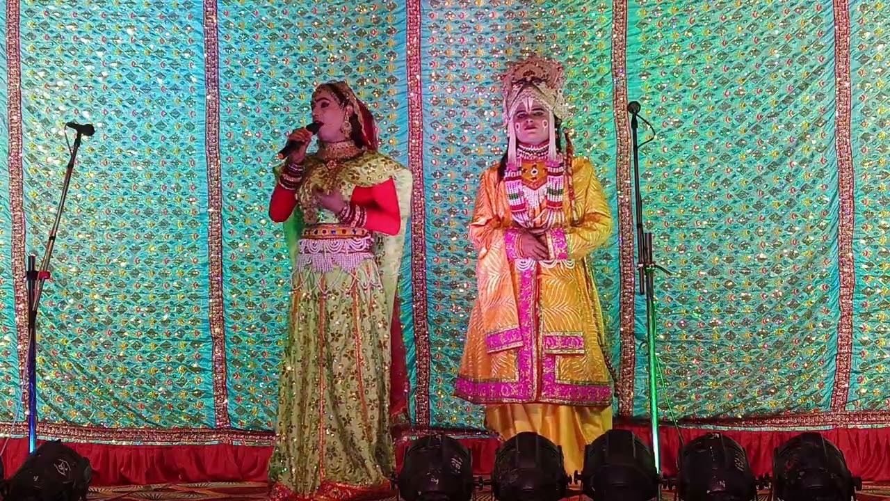  💐सुन्दर लीला 💐आदर्श रामलीला मण्डल मथुरा विन्द्रावन 💐मेला महाउत्सव राठ 💐भाग 15💐