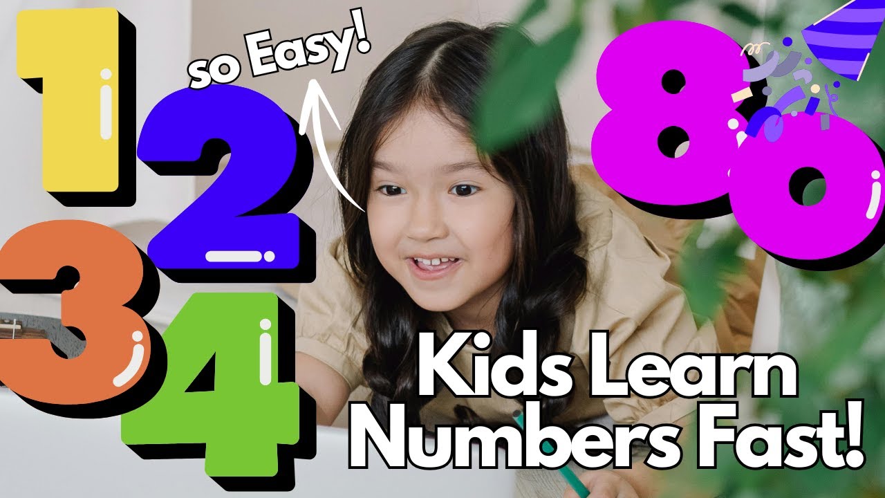 Kids Learn Numbers Fast | Fun & Easy Counting Video for Kids, Toddlers ...