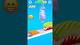 Perfect Cream ios 🍨🧁🍭🍓🍇🍉 All Levels gameplay Android ios #shorts #games #perfect #cream #icecream screenshot 2