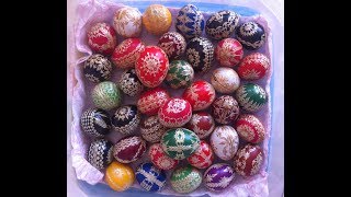 Decorating Eggs With Straw - Czech Cookbook