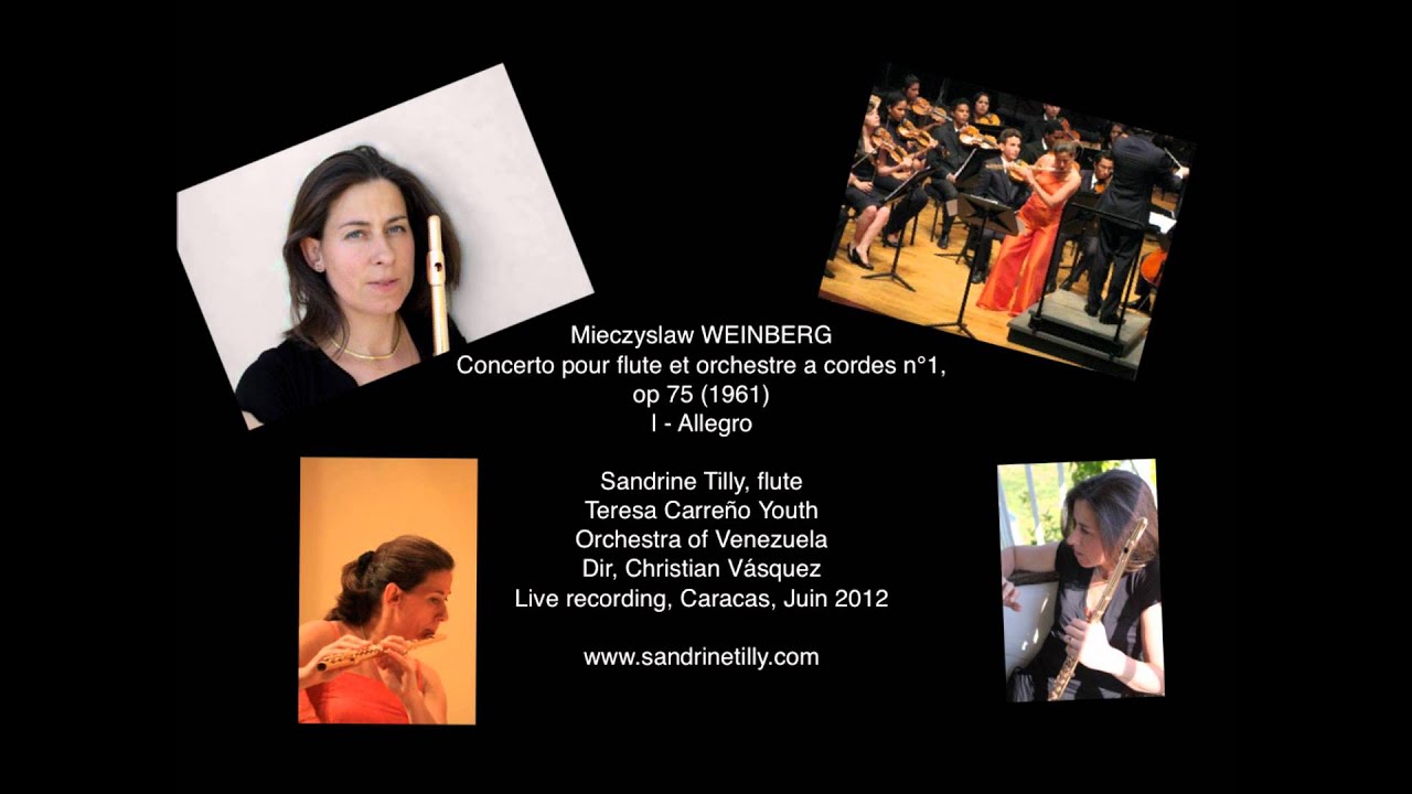 M. WEINBERG (М. Вайнберг) Flute concerto N°1, S.Tilly, flute I Allegro YouTube Music