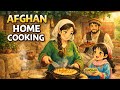 Mother Cooking Bolani For The Family Cozy Afghan Village Life Ghibli Animation Mother Cooking Bolani For The Family Cozy Afghan Village Life Ghibli Animation